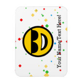 カッコいいサングラス絵文字 マグネット (縦)