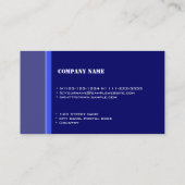 カッコいいシンプルエレガント名刺 名刺 (裏面)