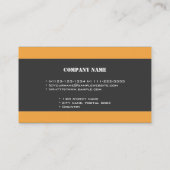 カッコいいシンプルエレガント名刺 名刺 (裏面)