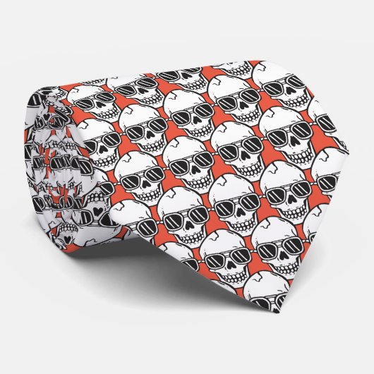 カッコいいスカル ネクタイ (ロール)