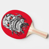 カッコいいスカル 卓球ラケット (横)