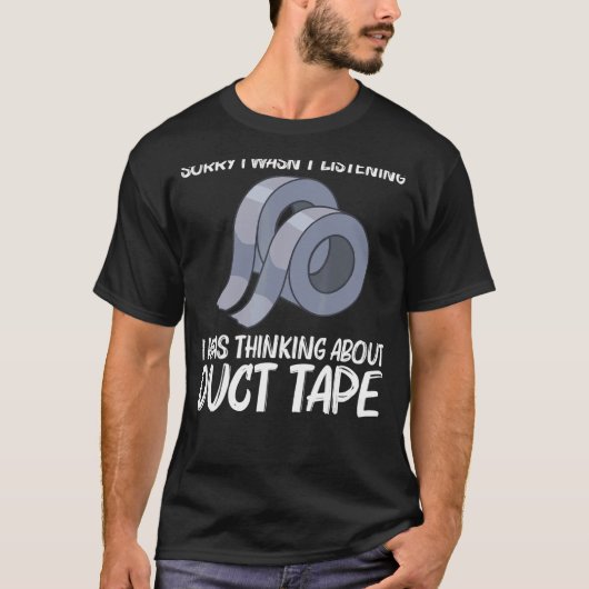 カッコいいダクトテープ女子男性へ便利屋エンジニアリング Tシャツ (正面)