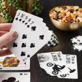 カッコいいダートバイク トランプ (インサイチュ)