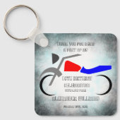 カッコいいダートバイ男らしク16誕生日 キーホルダー (正面)