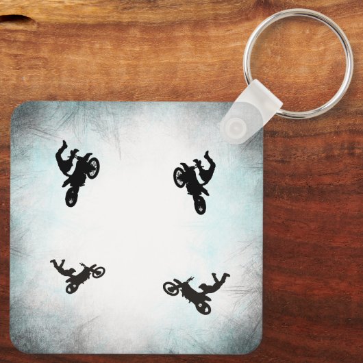 カッコいいダートバイ男らしク16誕生日 キーホルダー (裏面)