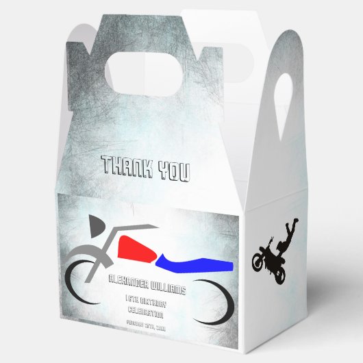 カッコいいダートバイ男らしク16誕生日 フェイバーボックス (オープン)