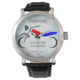 カッコいいダートバイ男らしク16誕生日 腕時計