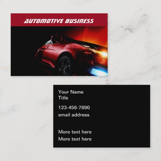 カッコいいテーマ名刺 名刺 (正面/裏面)