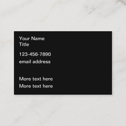 カッコいいテーマ名刺 名刺 (裏面)