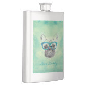 カッコいいトレンディーおもしろいヴィンテージ フラスク (右)