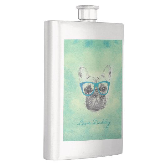 カッコいいトレンディーおもしろいヴィンテージ フラスク (右)