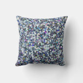 カッコいいトレンディーカラフルグリッターパターン クッション (裏面)