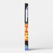 カッコいいトレンディーパッチデザイン。抽象芸術の背景 Case-Mate iPhoneケース (裏面 / 左)