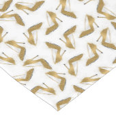 カッコいいトレンディーフェイク金ゴールドグリッター ショートテーブルランナー (コーナー)