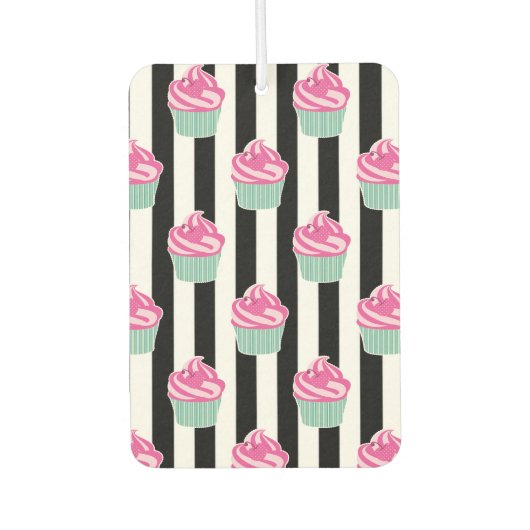 カッコいいトレンディーブラックアンドウィット カーエアーフレッシュナー (正面)