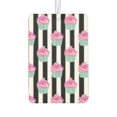 カッコいいトレンディーブラックアンドウィット カーエアーフレッシュナー (裏面)