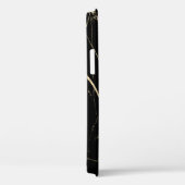 カッコいいトレンディーブラックマーブル Case-Mate iPhoneケース (裏面 / 右)