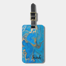 カッコいいトレンディーブルーマーブル