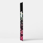 カッコいいトレンディー金ゴールドブラックフラワーパーソナライズされたズ Case-Mate iPhoneケース (裏面 / 右)