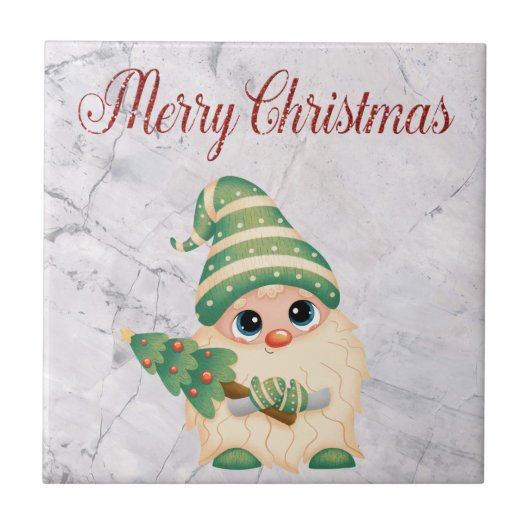 カッコいいトレンディー。美しいクリスマス タイル (正面)