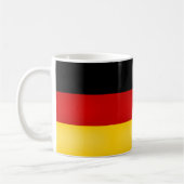 カッコいいドイツ国旗 コーヒーマグカップ (左)