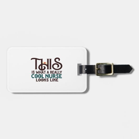 カッコいいナース ラゲッジタグ (正面横)