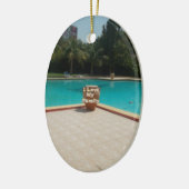 カッコいいハクナマタプールサイド私は私の家族を愛する.jpg セラミックオーナメント (左)