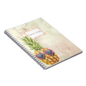 カッコいいパイナップル、《写真》ぼけ味 ノートブック (右側)
