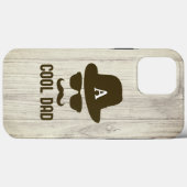 カッコいいパパ最高のパパエバカスタムーモノグラムハットパパ Case-Mate iPhoneケース (裏面 (横))