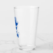 カッコいいパパ最高のパパエバカッコいいパパとモノグラムハット タンブラーグラス (左)