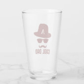 カッコいいパパ最高のパパエバカッコいいパパとモノグラムハット タンブラーグラス (裏面)