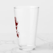 カッコいいパパ最高のパパエバカッコいいパパとモノグラムハット タンブラーグラス (左)