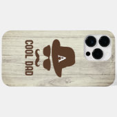 カッコいいパパ最高のパパEver mustacheパパモノグラム Case-Mate iPhoneケース (裏面 (横))