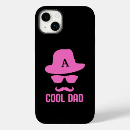 カッコいいパパ最高のパパEver mustacheモノグラムカスタム Case-Mate iPhone 14 Plusケース