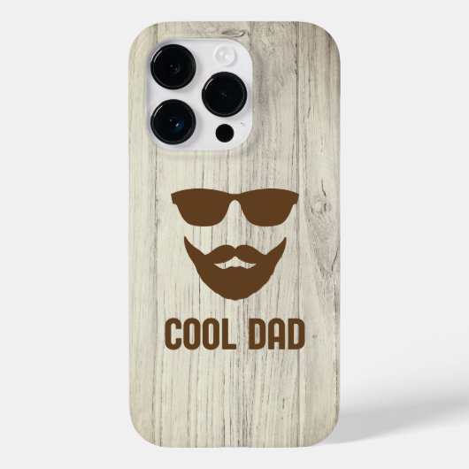 カッコいいパパ |グラフィックの色を変更できるデザイン Case-Mate iPhoneケース (裏面)