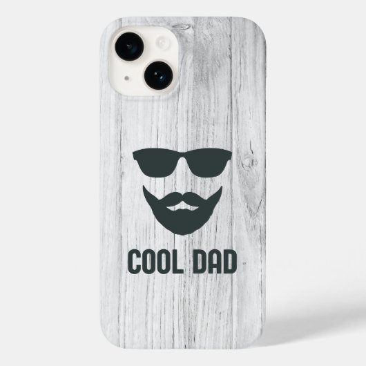 カッコいいパパ |グラフィックの色を変更できるデザイン Case-Mate iPhoneケース (裏面)