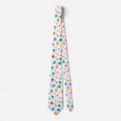 カッコいいパーティータイルのバルーンパターン ネクタイ (正面)