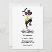 カッコいいヒップホップラップのボーイブレイクダンサー誕生日パーティー 招待状 (正面)