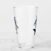 カッコいいビーチsharkの名前 タンブラーグラス (左)