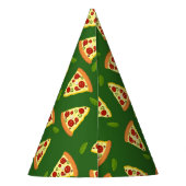 カッコいいピザの好きな柄 パーティーハット (裏面)