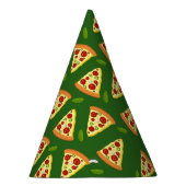 カッコいいピザの好きな柄 パーティーハット (右)