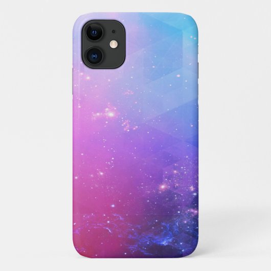 カッコいいピモダンンク&ブルー宇宙銀河系 Case-Mate iPhoneケース (裏面)