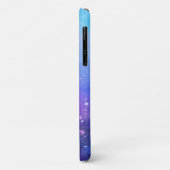 カッコいいピモダンンク&ブルー宇宙銀河系 Case-Mate iPhoneケース (裏面/左)