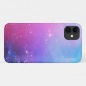 カッコいいピモダンンク&ブルー宇宙銀河系 Case-Mate iPhoneケース (裏面(横))