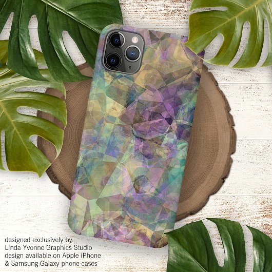 カッコいいファンキーモダンレトロポリゴンのモザイク模様 Case-Mate iPhoneケース