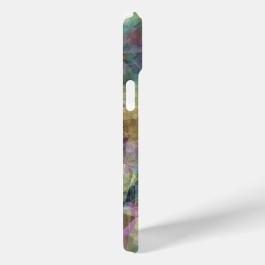 カッコいいファンキーモダンレトロポリゴンのモザイク模様 Case-Mate iPhoneケース (裏面 / 右)