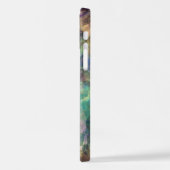 カッコいいファンキーモダンレトロポリゴンのモザイク模様 iPhoneケース (左側面)