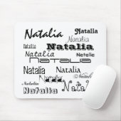 カッコいいフォント名パーソナライズされた マウスパッド (マウス)