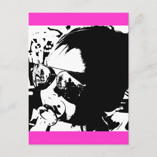 カッコいいベビー ポストカード (正面)