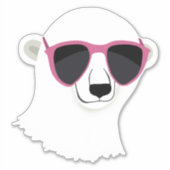 カッコいいホッキョクグマ シール (正面)